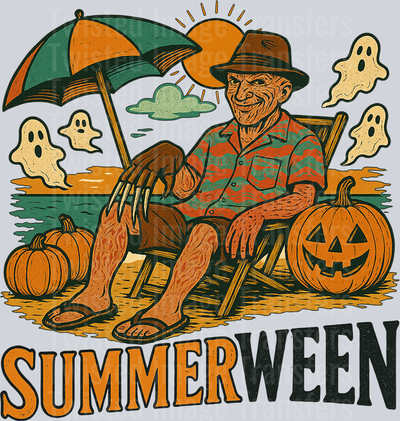 Summerween Pumpkin & Beach