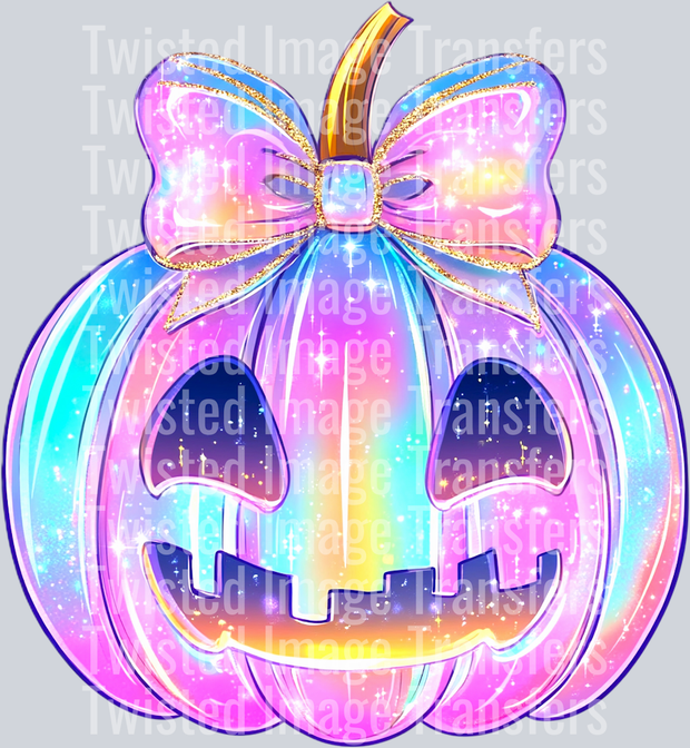 Sparkling Iridescent Pumpkin