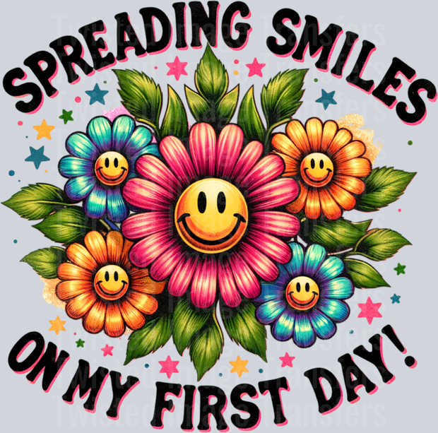 SPREADING SMILES ON MY FIRST DAY