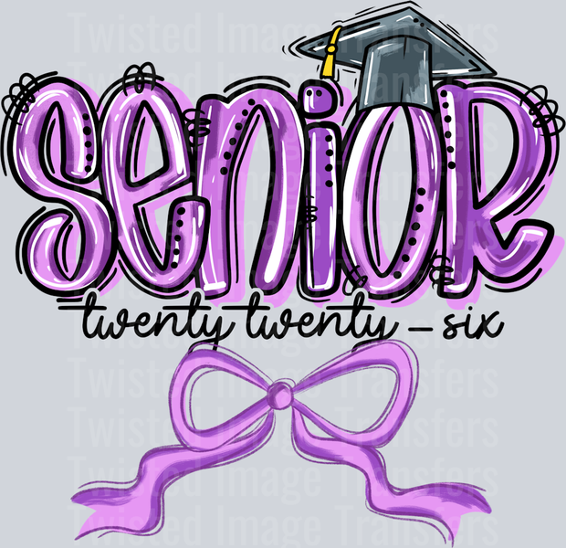 Twenty Twenty Six Senior in Purple