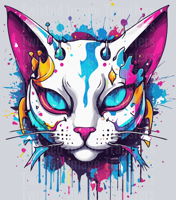 Mad Cat Color Drip