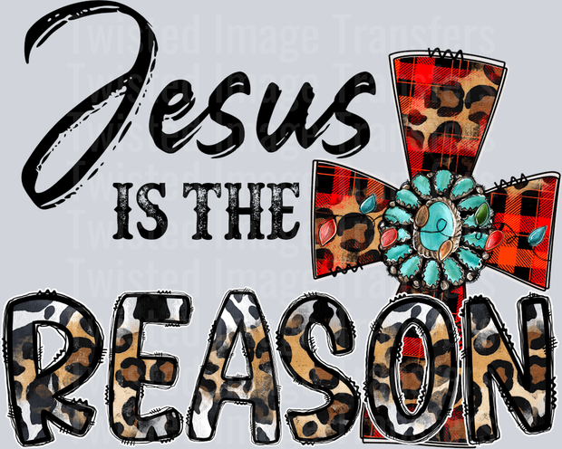 Jesus is the Reason Cheetah Print