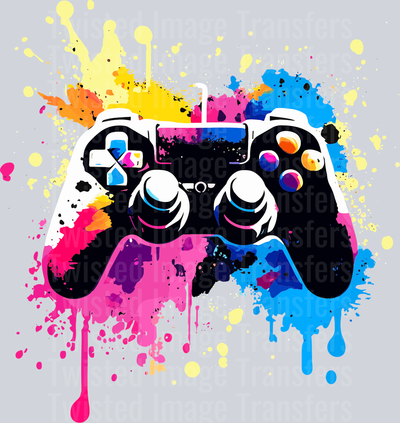 Game Controller Color Drip