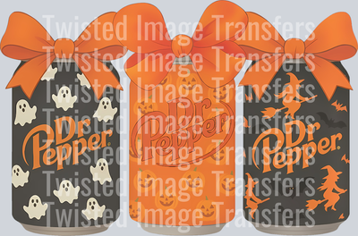 Orange & Black Dr Soda