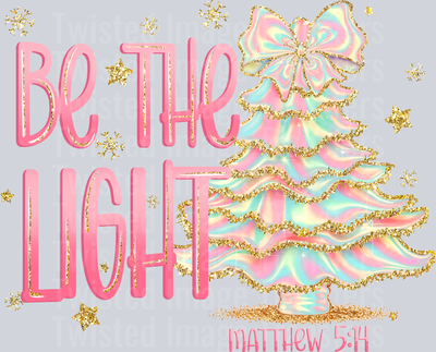 Matthew Be the Light & Iridescent Tree