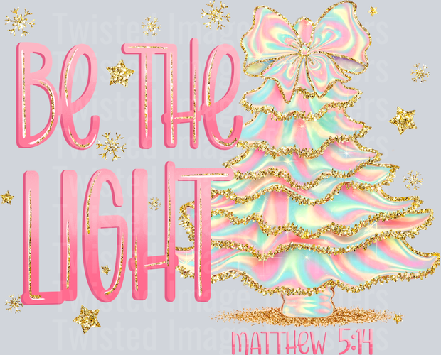 Matthew Be the Light & Iridescent Tree
