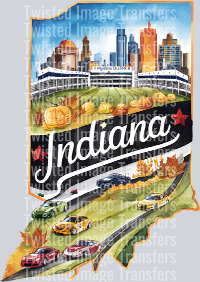 US State Indiana Racecars