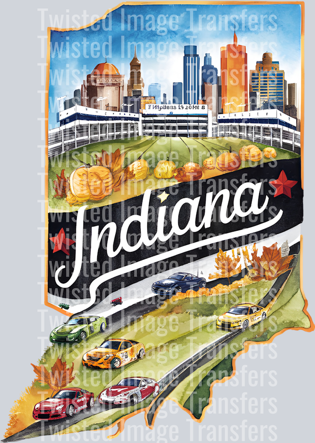 US State Indiana Racecars