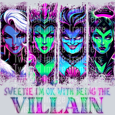 Neon Villain Paint Strokes