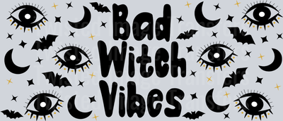 Bad Witch Vibes 16oz UV DTF Libby Wrap