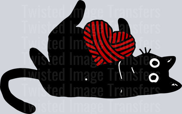 Whimsy Black Valentines Cat 7