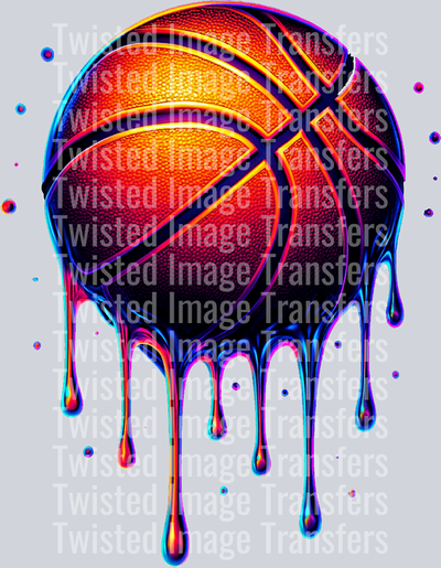 Basketball Drip Dots