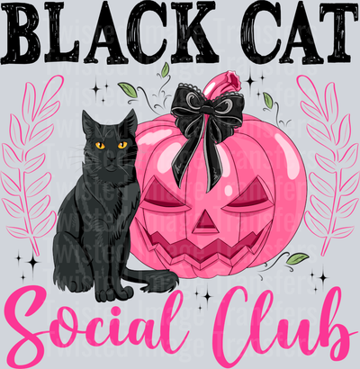 Social Club Black Cat Halloween