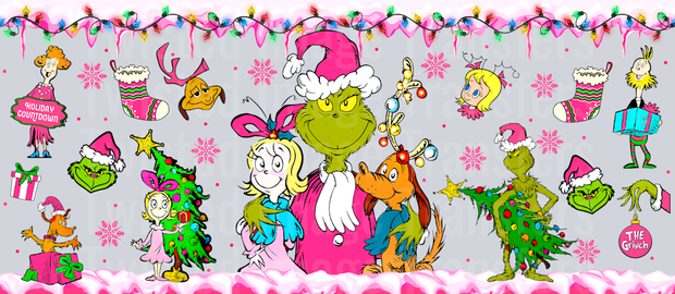 G Man in Pink & Friends Holding Trees