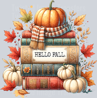 Hello Fall Book Stack Fall_Thanksgiving
