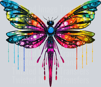 Dragonfly Color Dripping