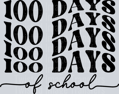 Stacked 100 Days of School
