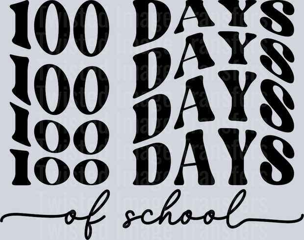 Stacked 100 Days of School