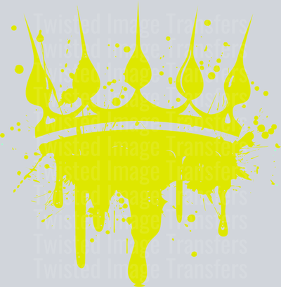 Yellow Crown Color Drip