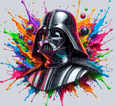 Color Drip Colorful Darth Vader