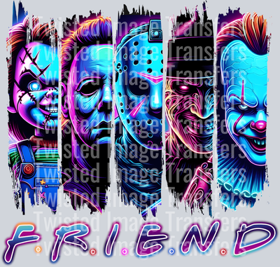 Paint Strokes Neon Friemds