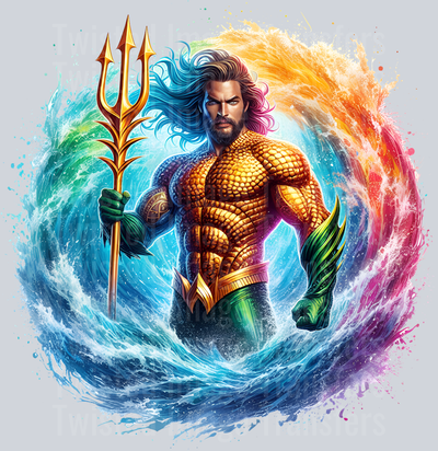 Aquaman Colorful Ring