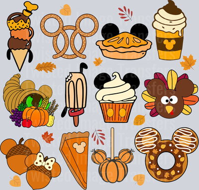 Snacks Fall Pumpkin Spice Fall Vibes Mickey