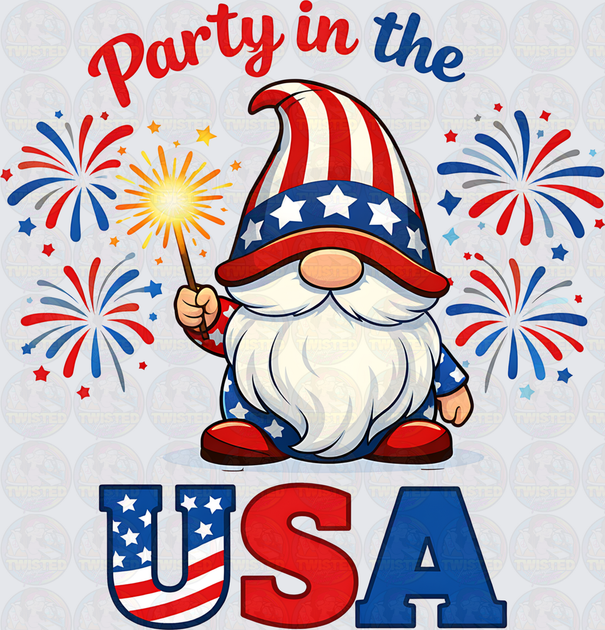 USA Party 250th Anniversary DTF (direct-to-film) Transfer – Twisted ...