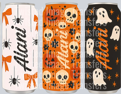 3 Halloween Cans