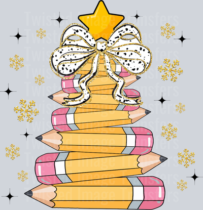 Teachers Pencil Christmas Tree