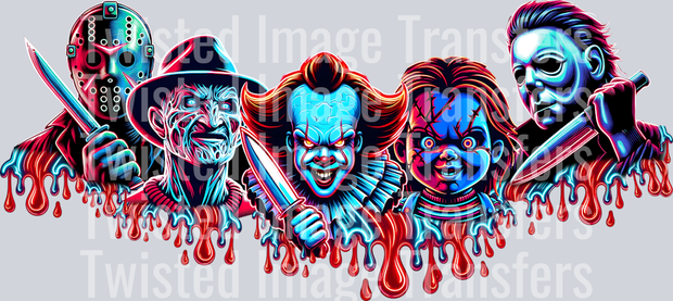 Color Drip Neon Killers