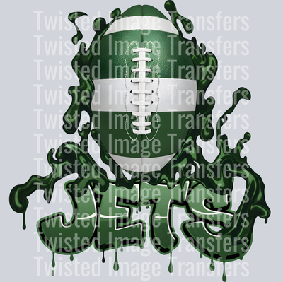 Football Jets Color Drip