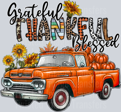 Grateful Thankful Blessed