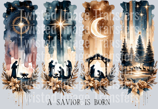 Paint Strokes Savior is Born