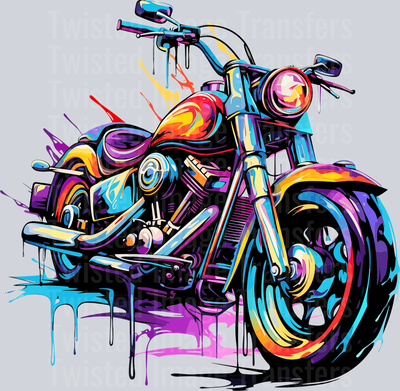 Blue & Purple Cycle Color Drip