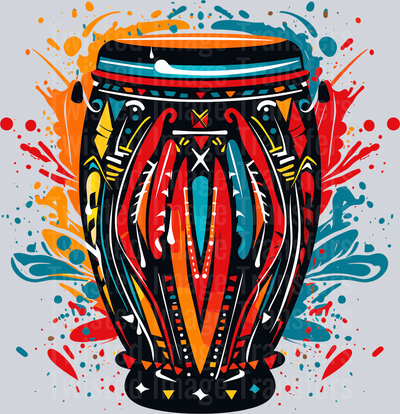 Drum Color Drip