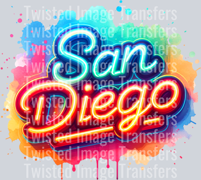 Neon San Diego Color Drip