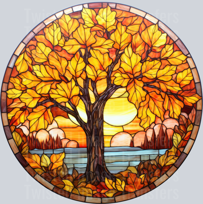 Autumn Stained Glass 16