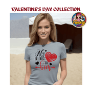 Women's Softstyle Gildan T-Shirt with 11" My Heart Belongs to Him - Twisted Image Transfers