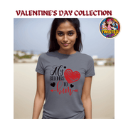 Women's Softstyle Gildan T-Shirt with 11" My Heart Belongs to Him - Twisted Image Transfers