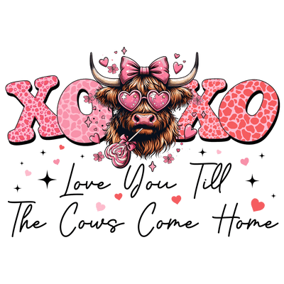 XOXO Love You to the Cows Come Home Nurse DTF (direct-to-film) Transfer - Twisted Image Transfers