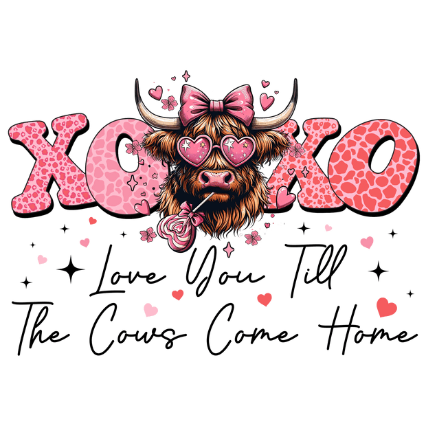 XOXO Love You to the Cows Come Home Nurse DTF (direct-to-film) Transfer - Twisted Image Transfers