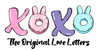XOXO The Original Love Letters DTF (direct-to-film) Transfer - Twisted Image Transfers